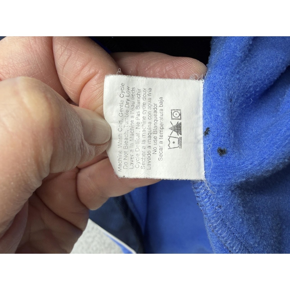 Pearl Izumi Womens Small Blue Black Cycling Jacket Thermal Full Zip Vintage 2000 - Picture 12 of 13